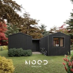 Vista exterior delantera - casas modulares